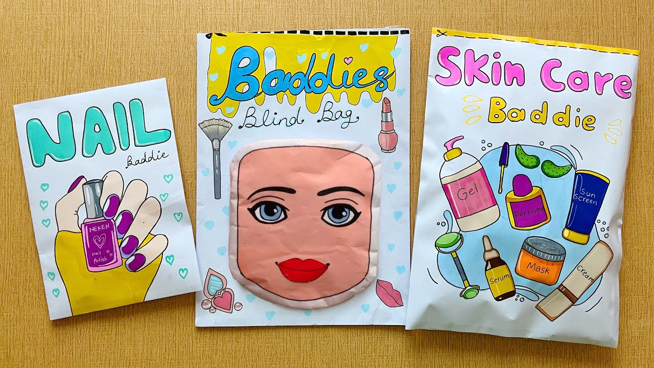 Roblox skincare baddies Blind bag Paper 💅 ASMR 💖 satisfying opening blind box / NEKEN DANA