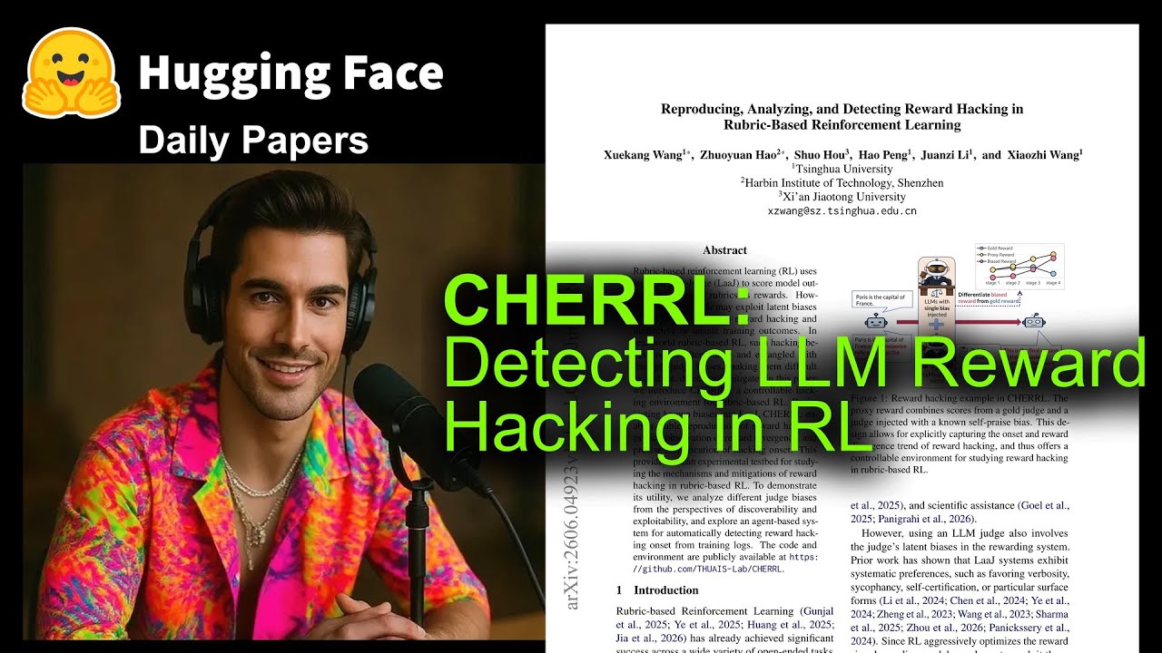 CHERRL: Detecting LLM Reward Hacking in RL