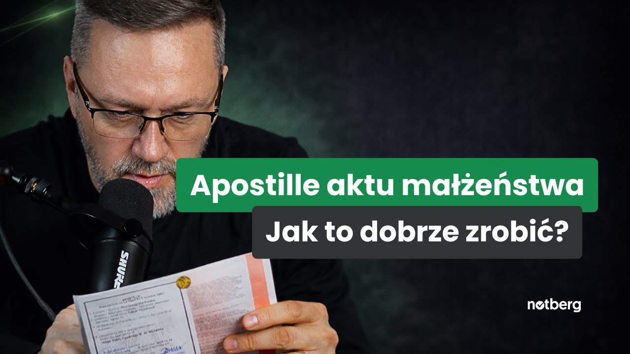 Apostille aktu małżeństwa, urodzenia - jak to dobrze zrobić?