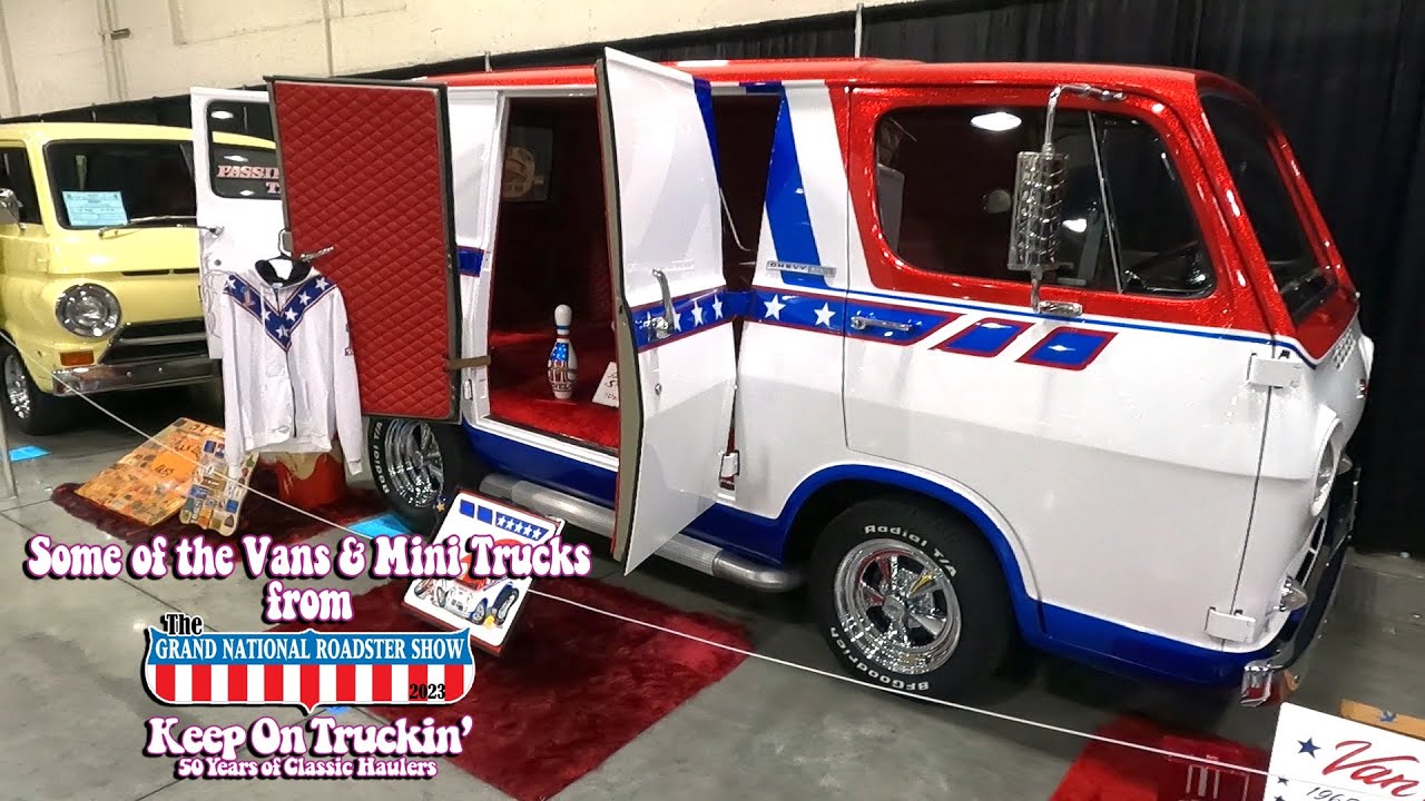 Some of the Custom Vans & Mini Trucks from The Grand National Roadster Show 2023