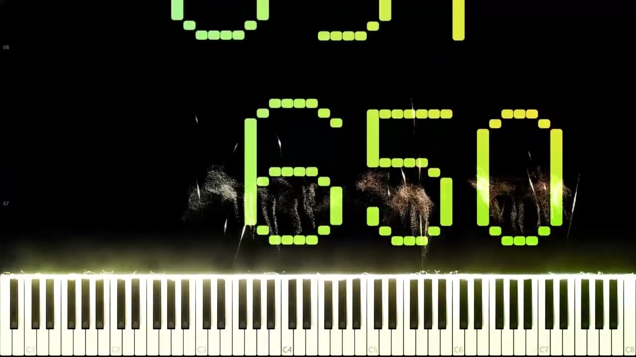 Numbers from 600 to 700 - Dark MIDI