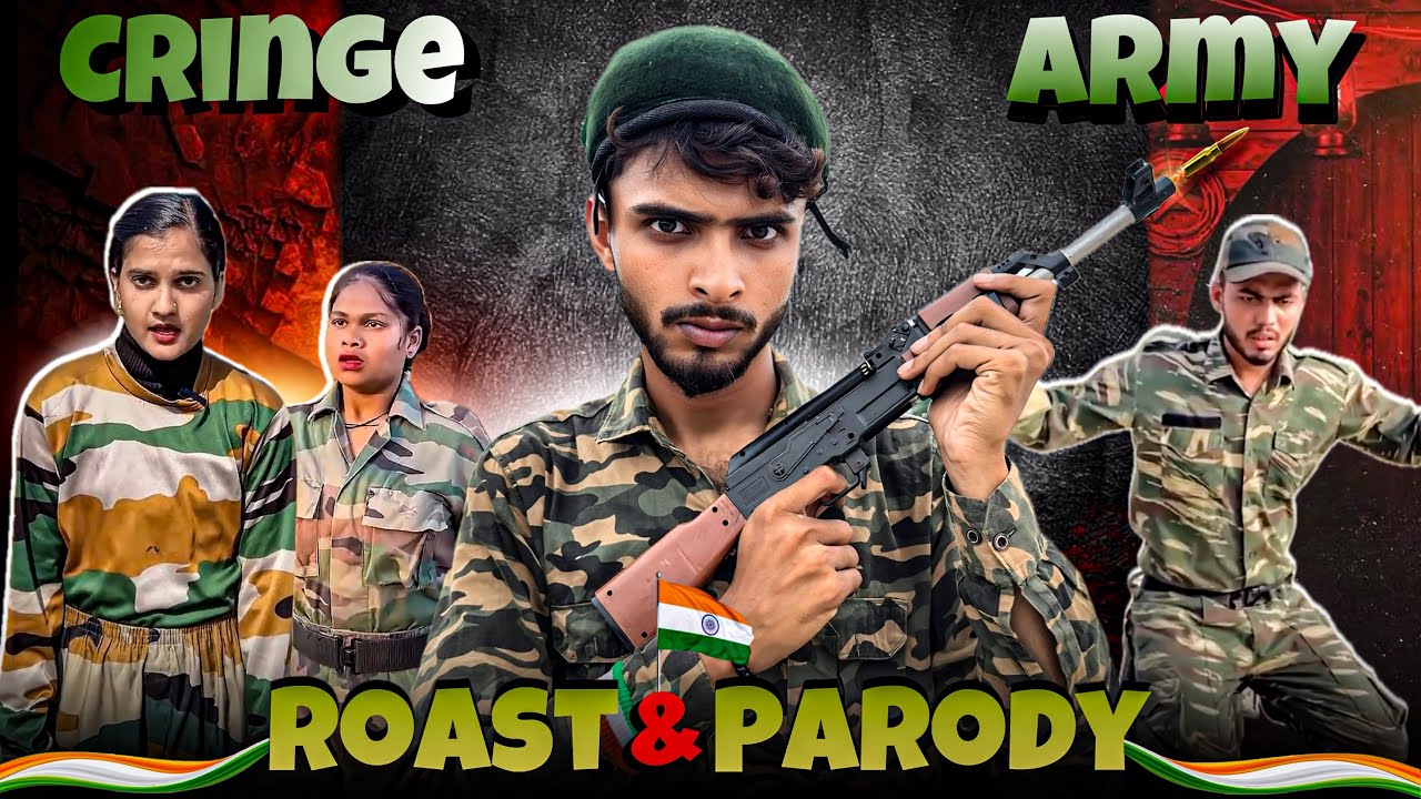 INDIAN ARMY ROAST & PARODY | Sad Army Video || Indian Army Cringe Video ||~ Poison Vines