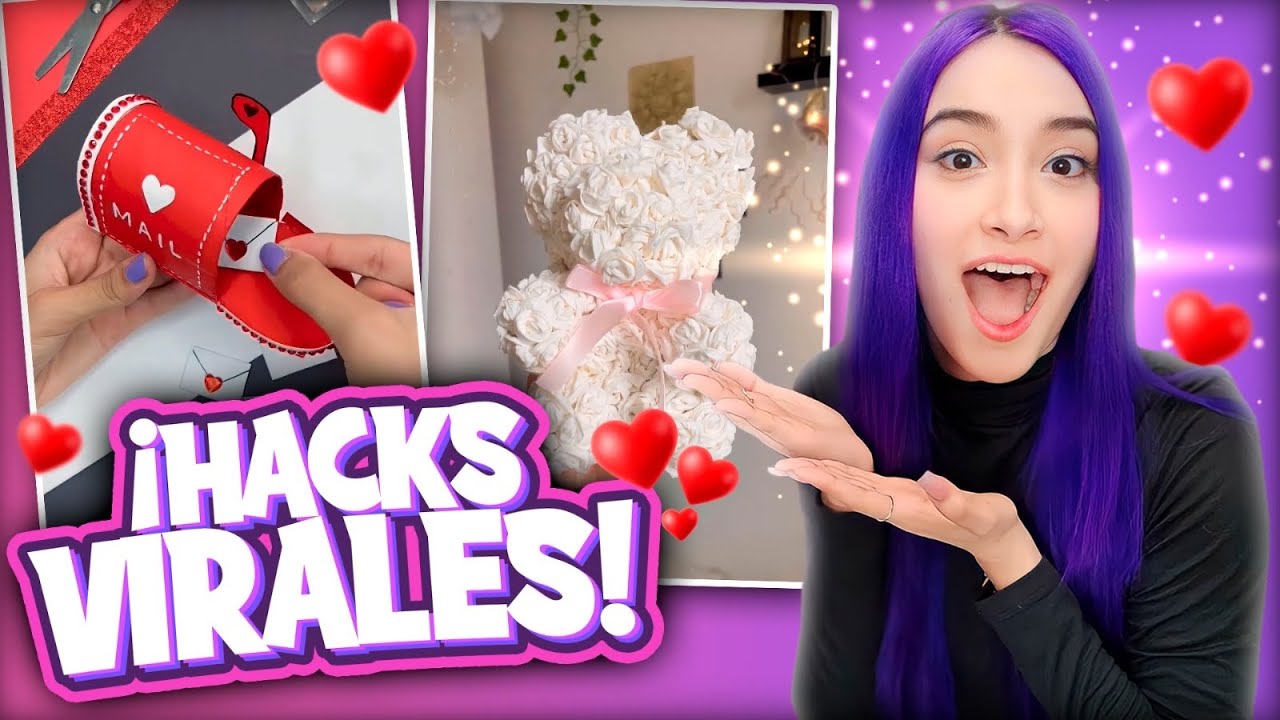 HACIENDO LOS HACKS DE SAN VALENTÍN ❤️ MÁS VIRALES!!