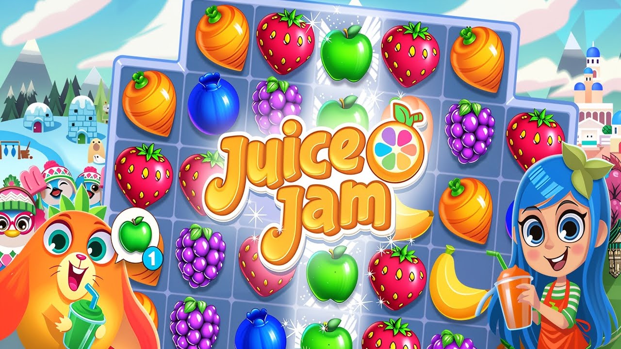 Juice Jam! Match 3 Puzzle Game (by Jam City) IOS Gameplay Video (HD)
