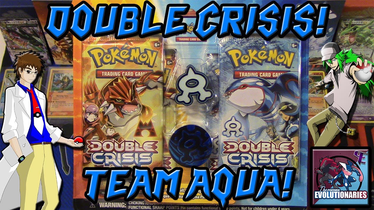 Pokemon Double Crisis Team Aqua Blister Pack Opening!