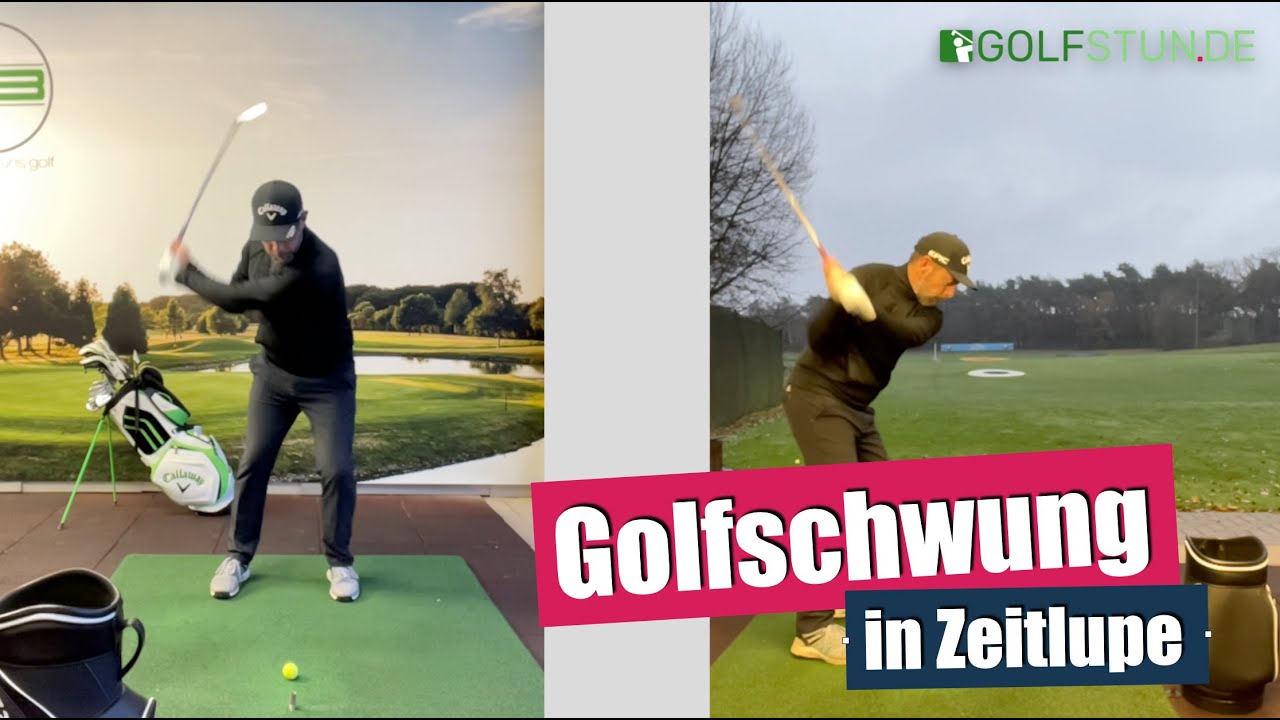GOLFSCHWUNG IN ZEITLUPE 🏌🏻‍♂️ (Die richtigen Bewegungen im Golfschwung)