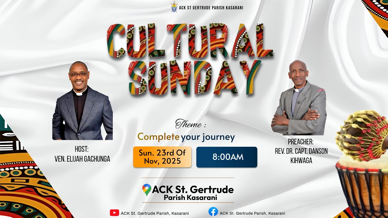 Complete Your Journey - Rev. Dr. Capt. Danson Kihwaga | 1st Service | Sunday next before Advent