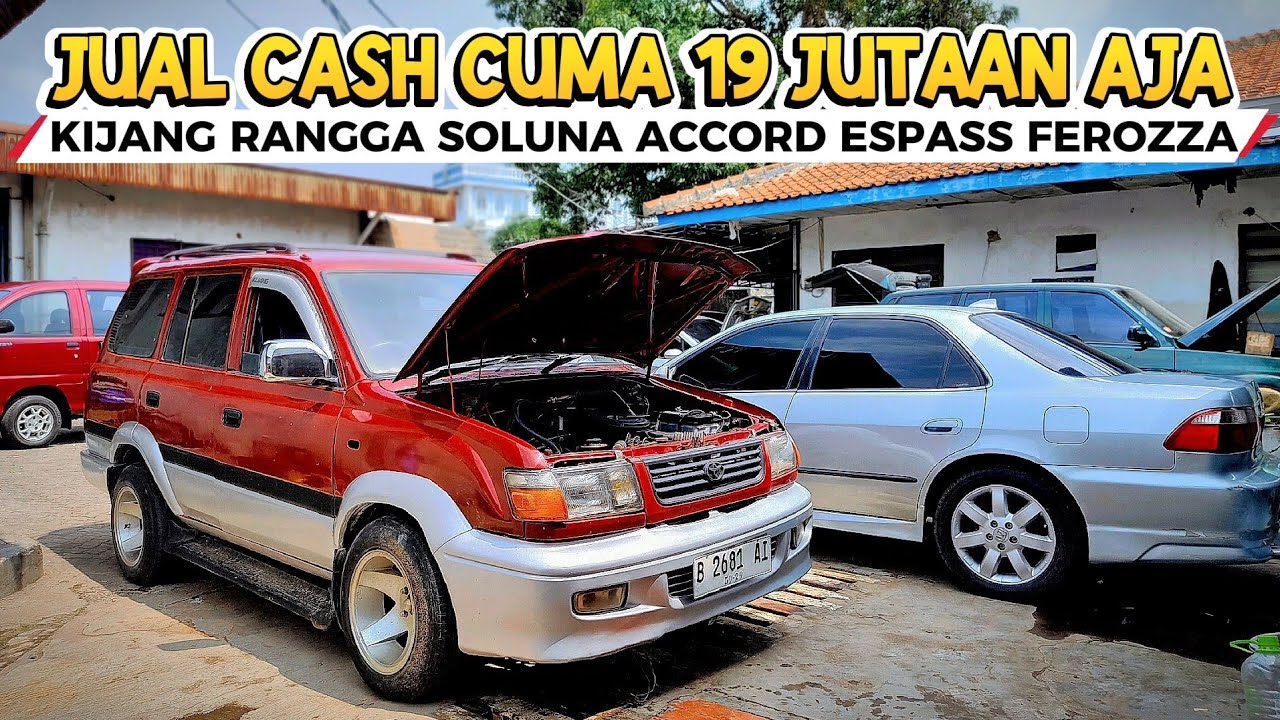 Bakulan Mobil Bekas murah‼️Jual Cuma 19 Jutaan Kijang Ferozza Accord Espass Bmw di Garasi Cak Leman