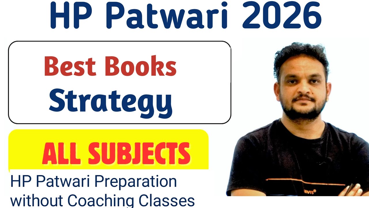 HP Patwari Preparation Best Books 📚 | HP Patwari Preparation Strategy or syllabus Details Study