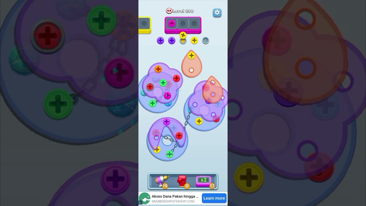 Screw Frenzy Level 288 - 295 #games #screwpuzzle #gaming #androidgame #gameplay #mobilegame