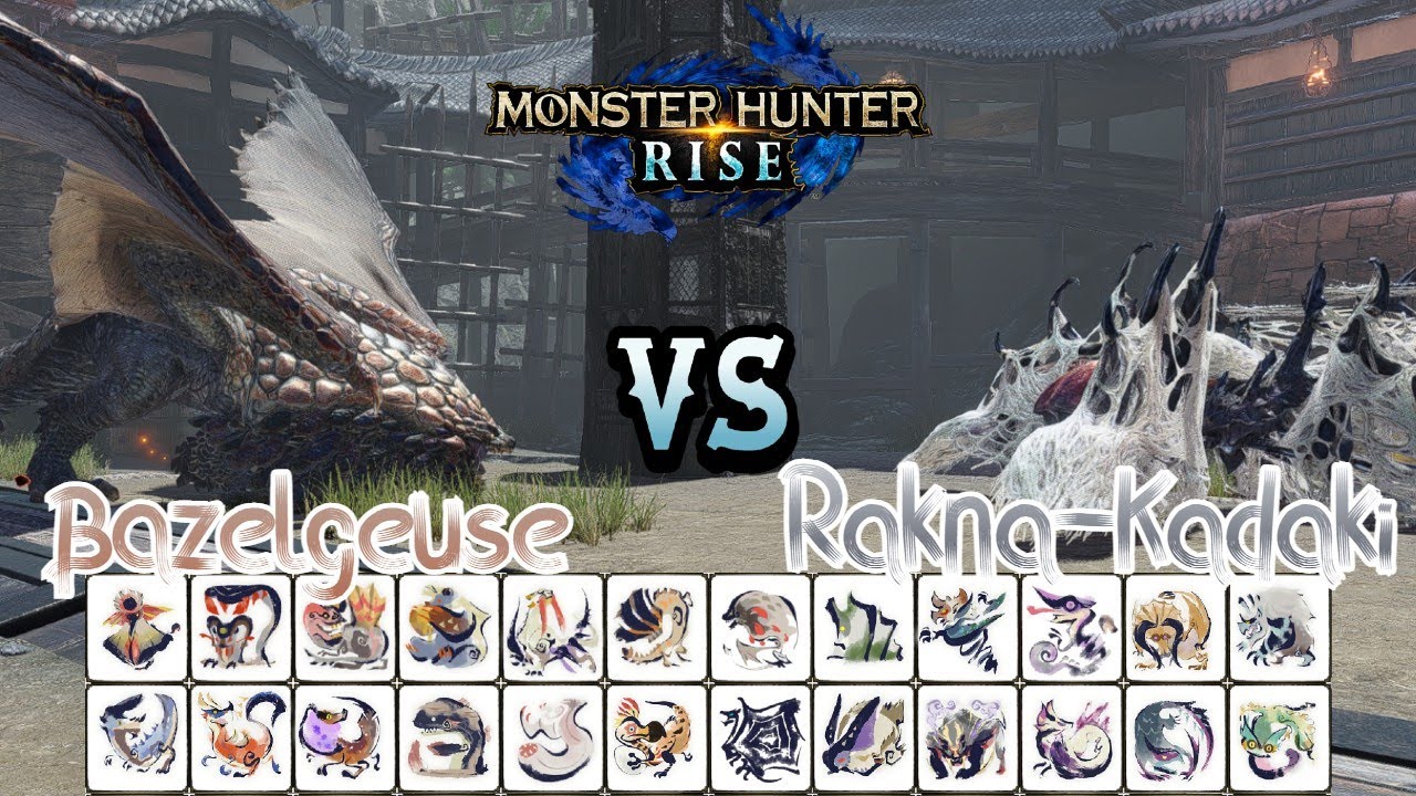 Rakna Kadaki Vs Bazelgeuse All Bosses Deathmatch | Monster Hunter Rise (Turf War)