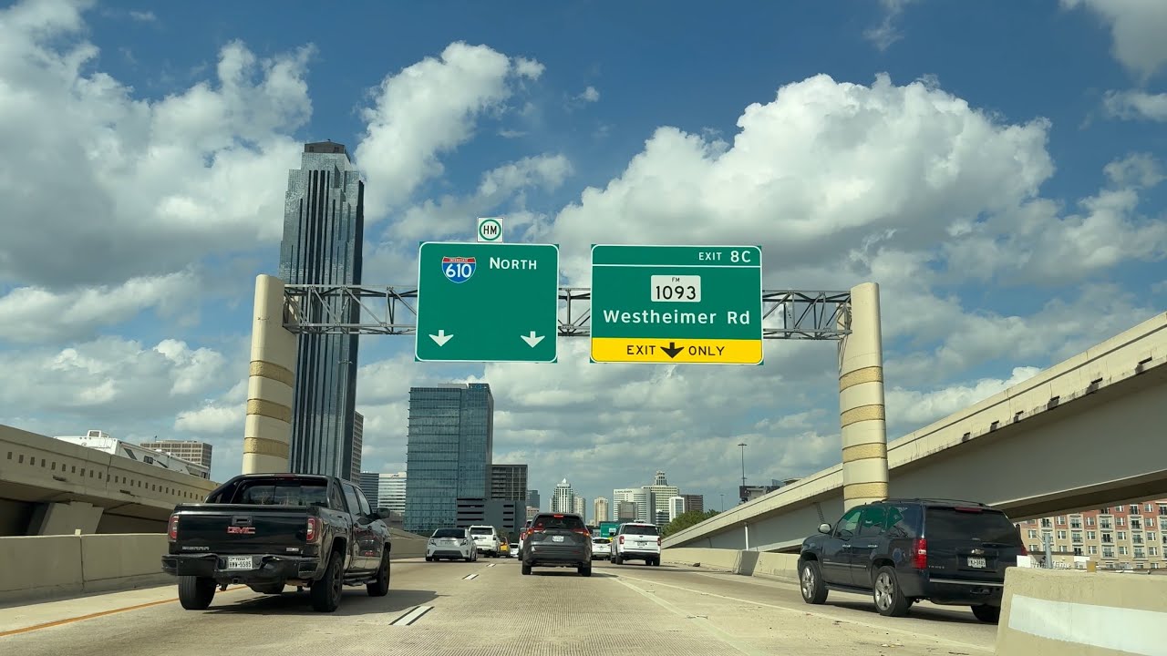Houston | 610 North Freeway Drive Through the City&rdquo;🏙️ 