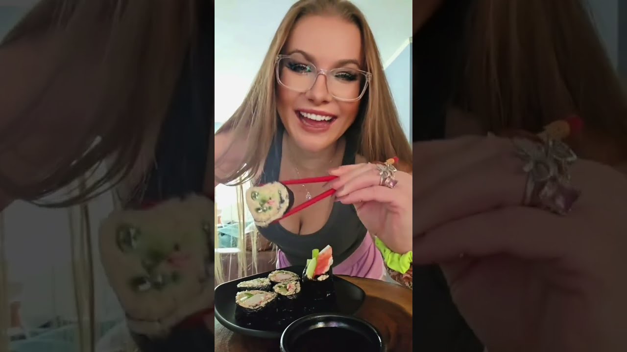Let's Eat Sushi # sushi #eating #yum #delicious #foodie #asmr