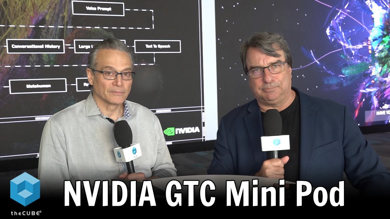 John Furrier and Dave Vellante, theCUBE Research Mini Pod | Nvidia GTC 2024