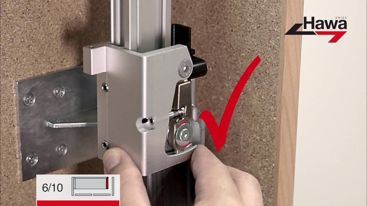 Montaż HAWA Folding  Concepta