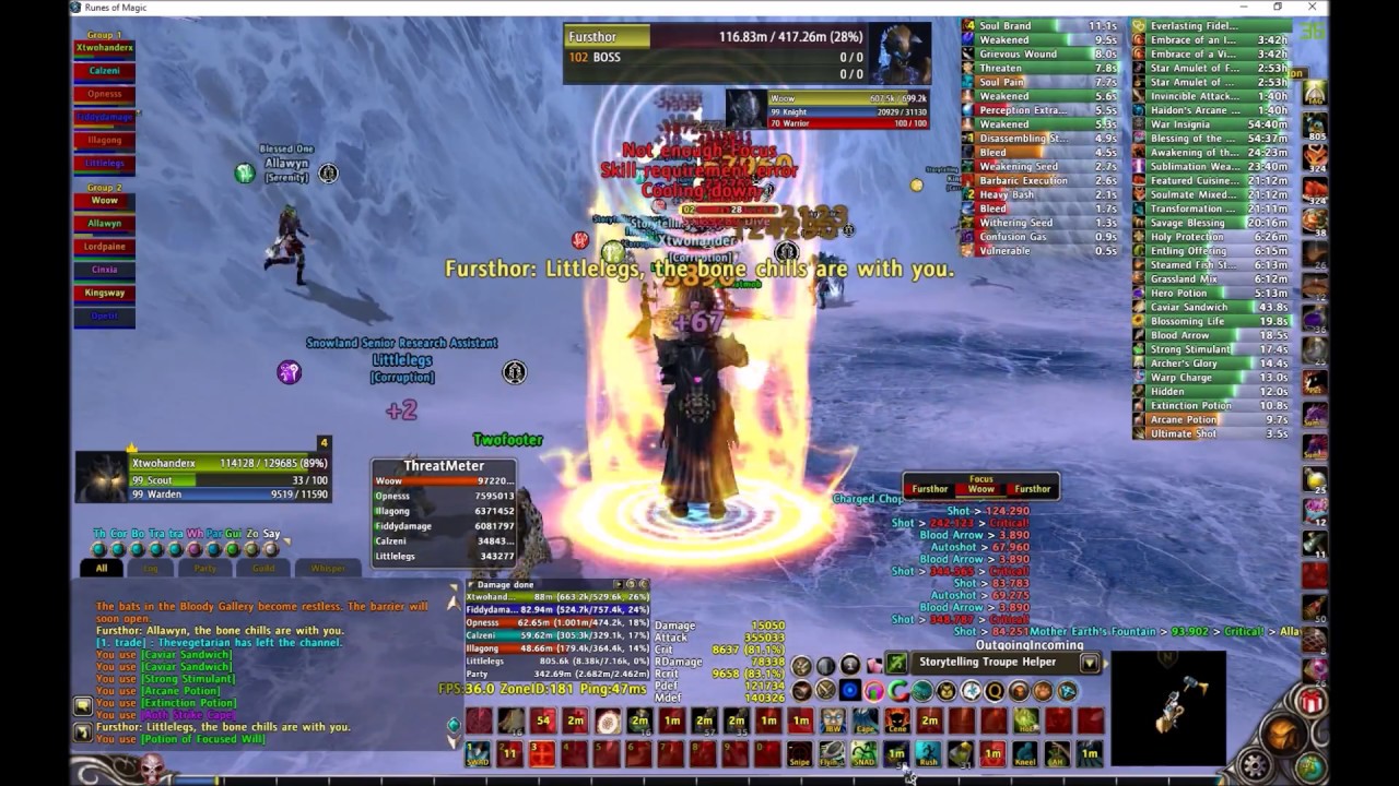 Runes of Magic - Corruption - Ice Blade Plateau HM full clear - Scout FTW