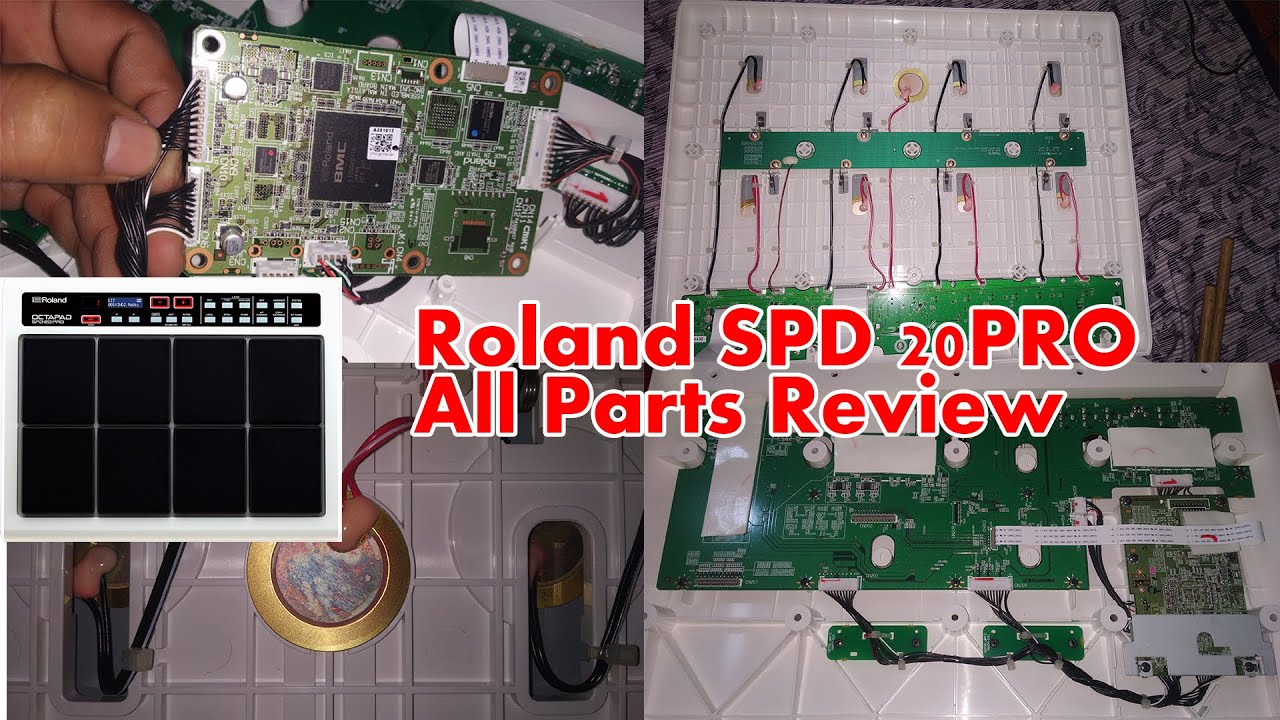 Roland SPD 20 PRO All Parts Review || Repair || Main Motherboard || System IC || Problem || Solution