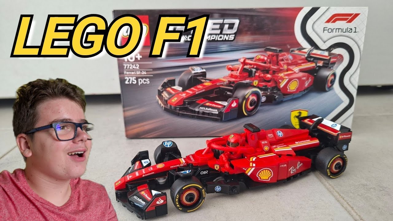 🔧SESTAVLJAMO LEGO F1 Ferrari 🏎️ (Unboxing vlog 5) #vlog #lego #f1 #legobuild