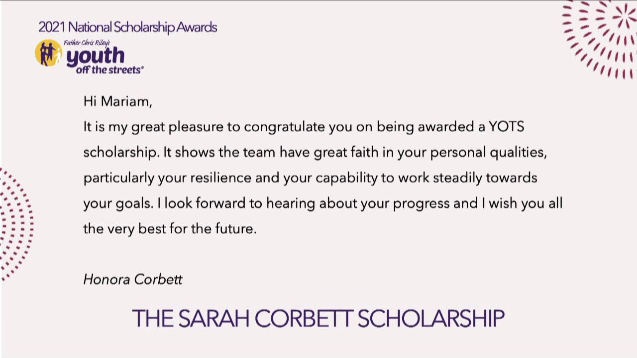 2021 National Scholarship Awards