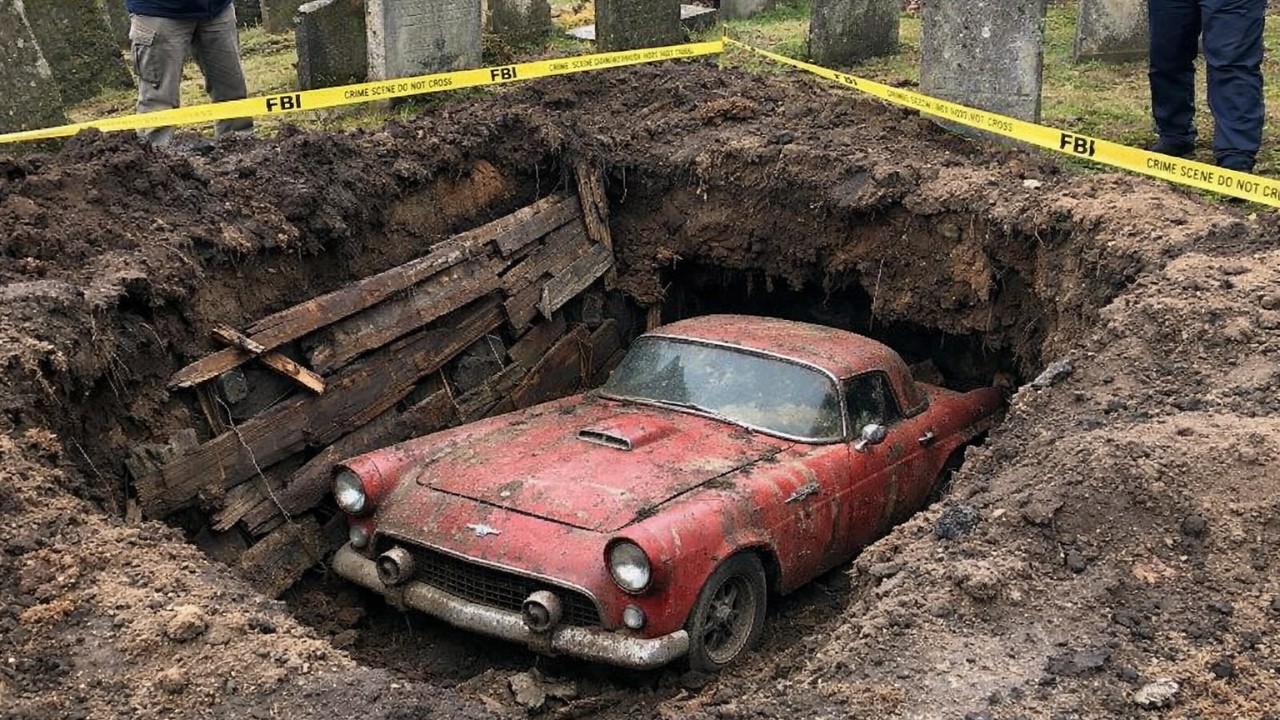 FBI Finds a '50s Ford Thunderbird Belonging to a Criminal in Rural U.S – ASMR Car Restoration
