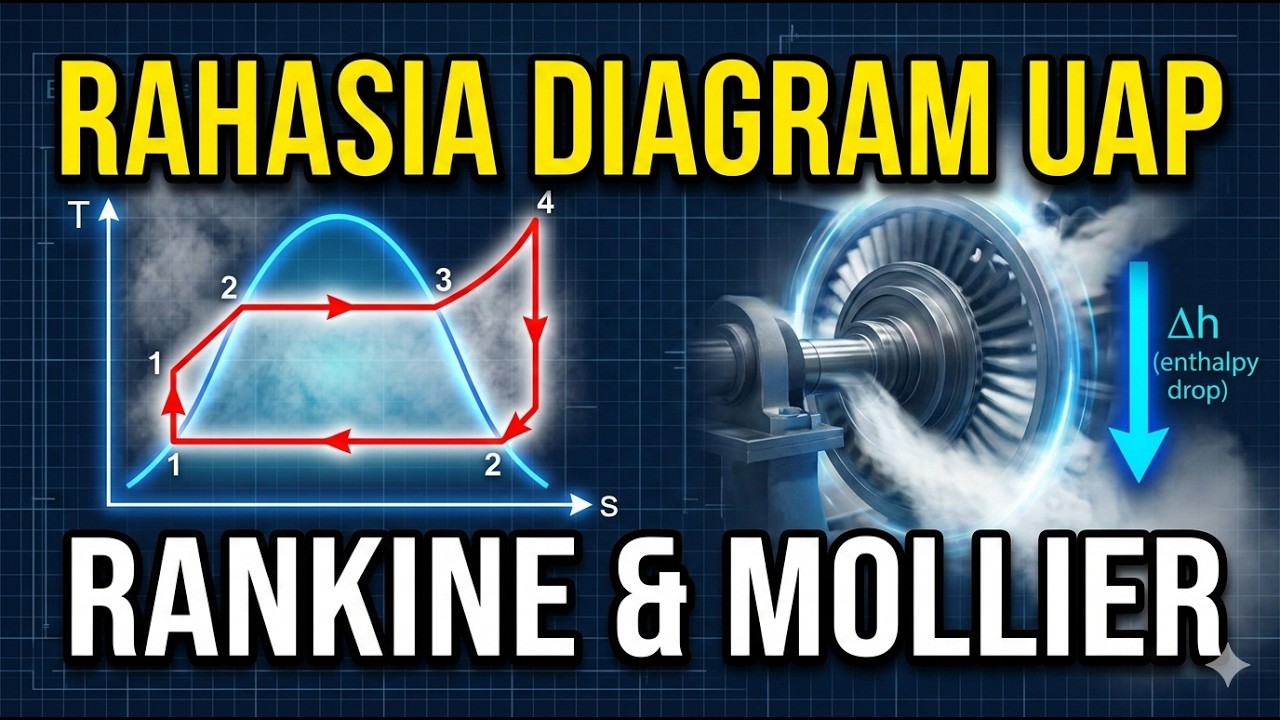 Kenapa Uap Bisa Putar Turbin? Bongkar Diagram Mollier & Rankine! (2.1)