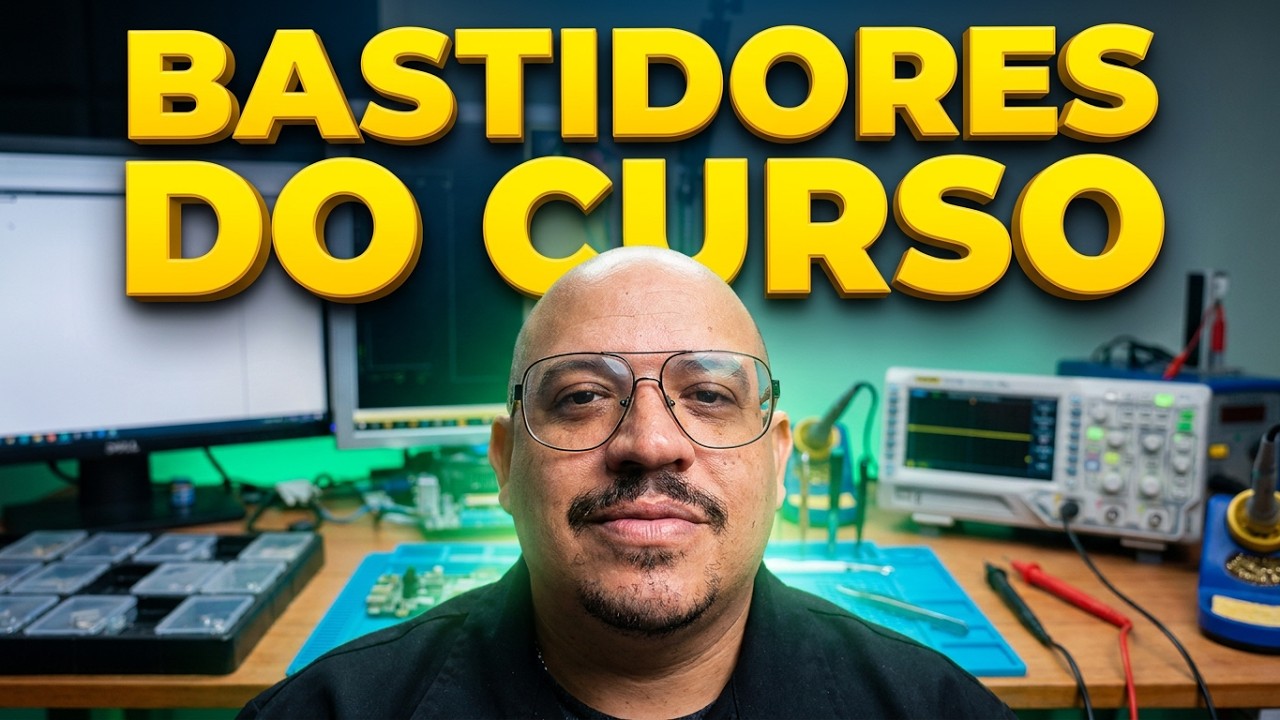 Onde o curso de Reparo em Placas de Vídeo foi gravado