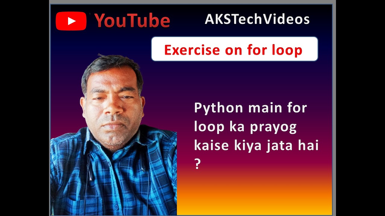 How to use for loop in python