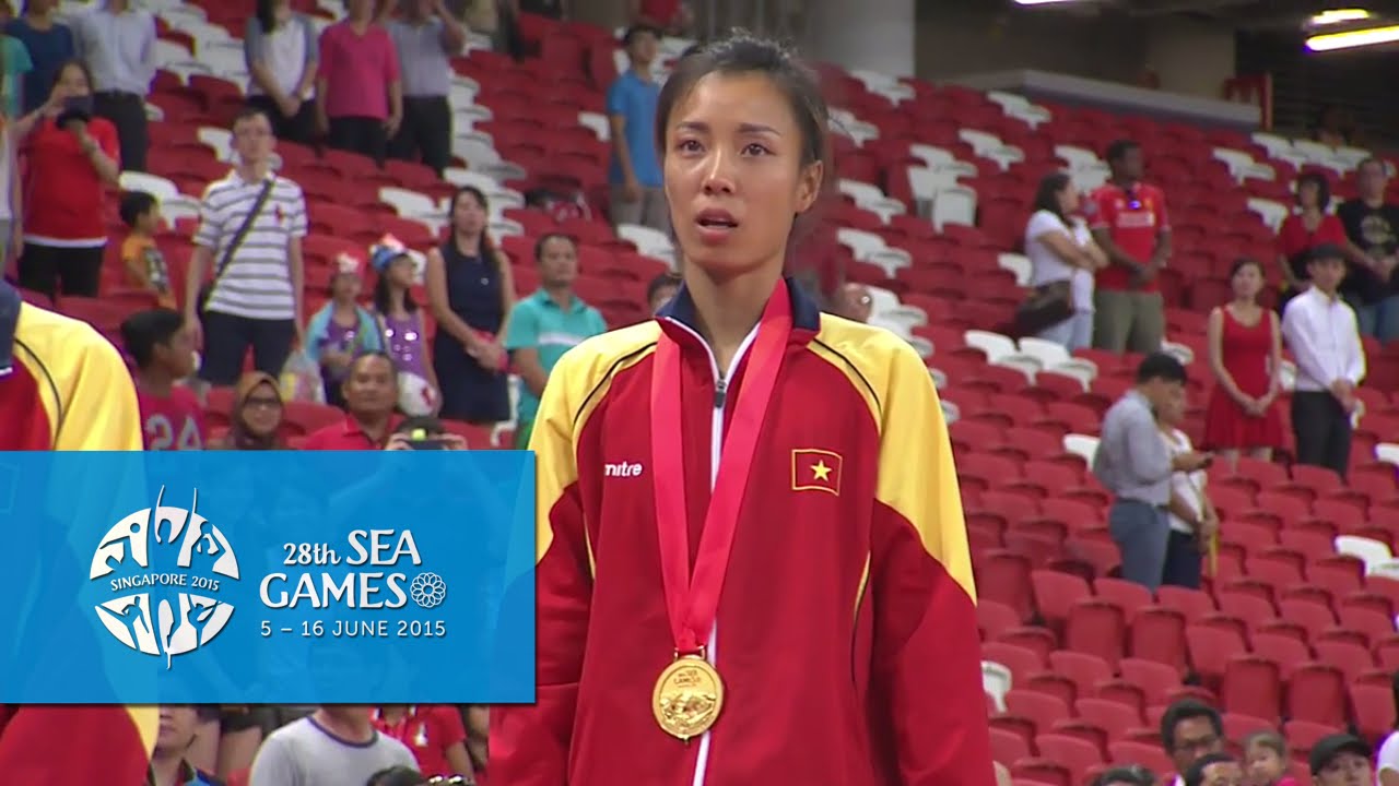 Athletics Women's 200m Finals Victory Ceremony  (Day 5) | 28th SEA Games Singapore 2015