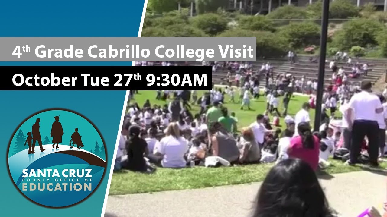 4th Grade Cabrillo College Visit