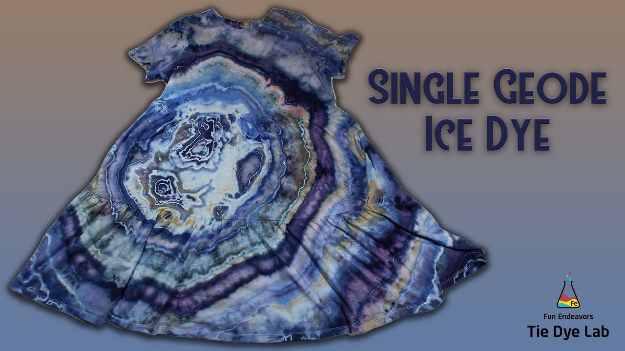 How To Tie Dye A Single Geode Dress