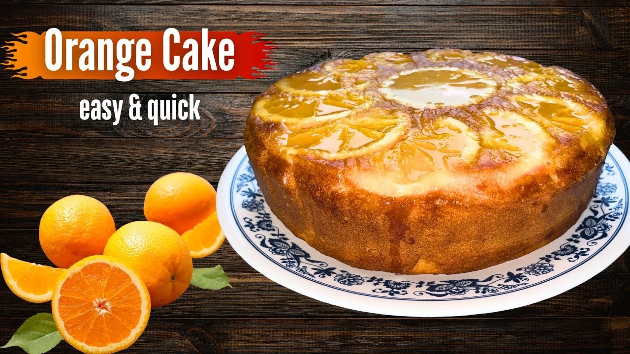 Orange cake just in five minutes /  Friday Cake
