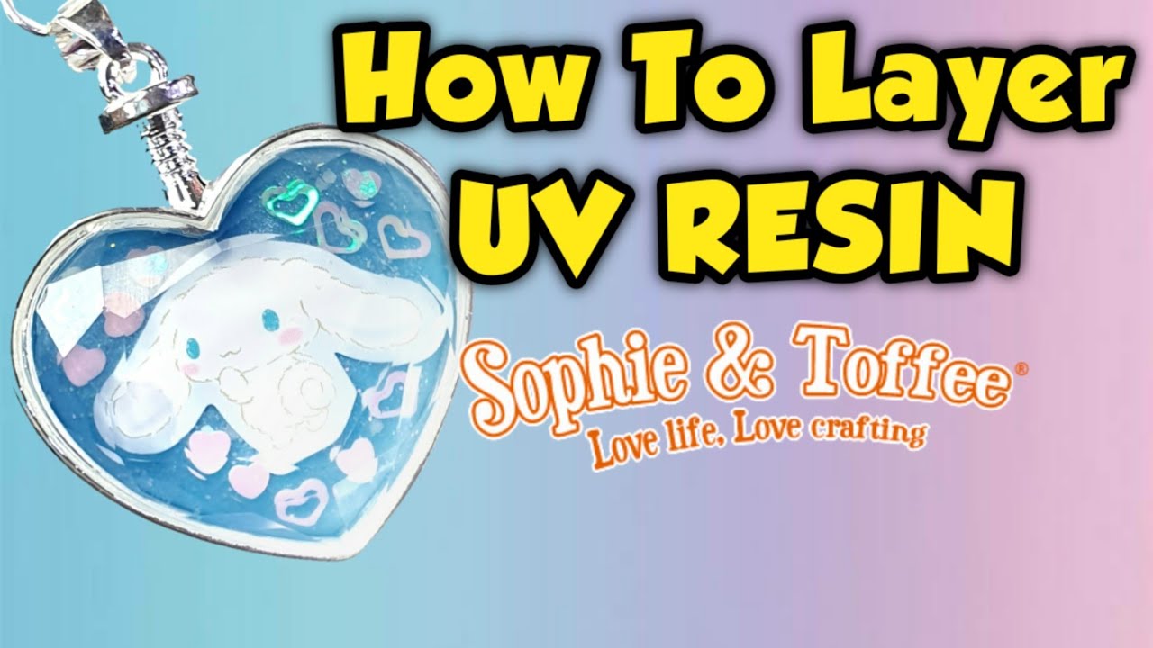HOW TO LAYER UV RESIN - Sophie And Toffee STARTER BOX 2019 - Cinnamoroll Keyring