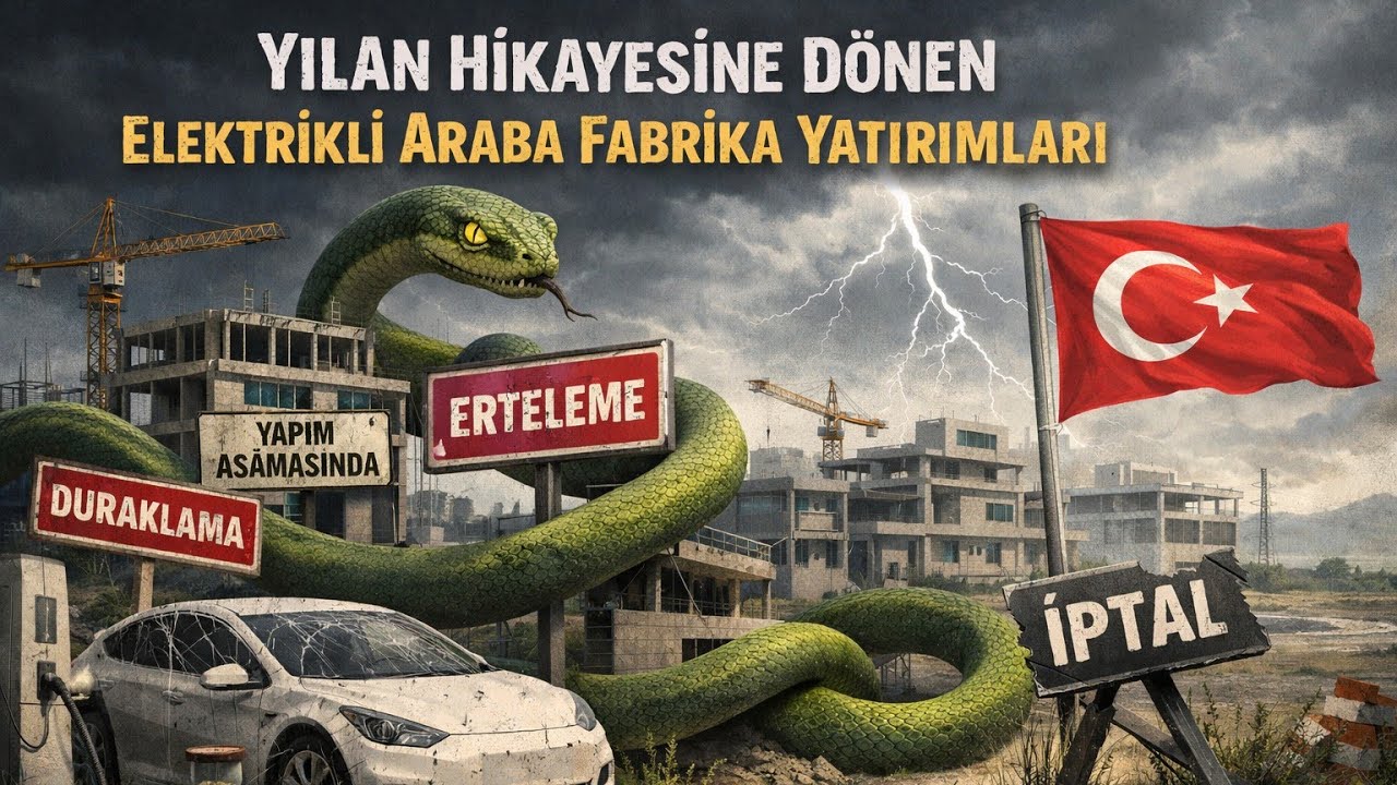 Yılan Hikayesine Dönen Elektrikli Otomobil Fabrikaları | 12 Fabrika Listesi 