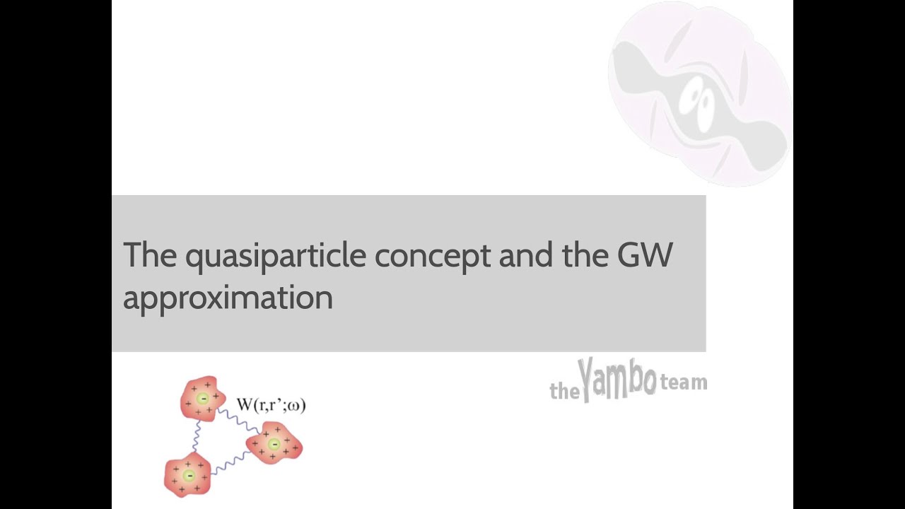 The Quasi Particle concept and the GW method