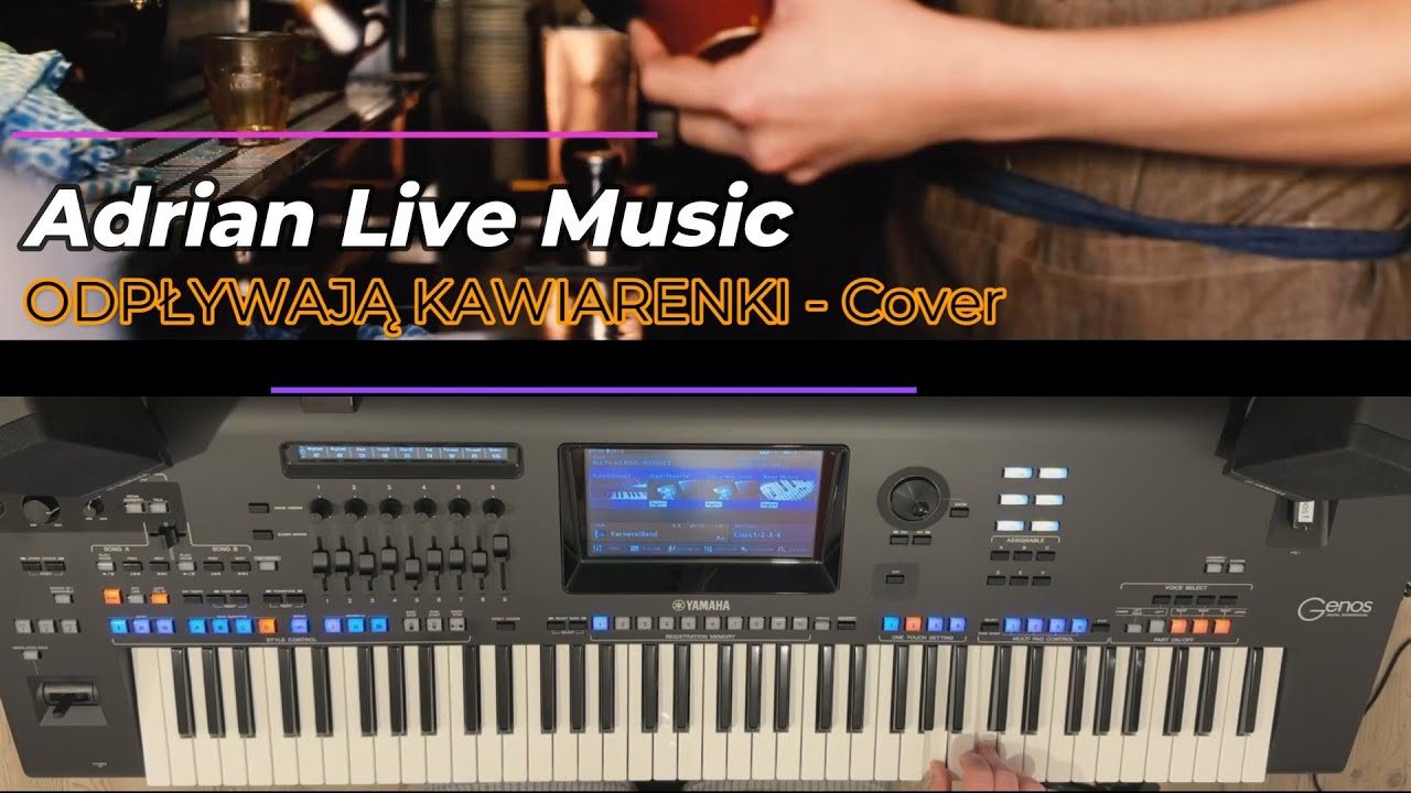 Kawiarenki - Irena Jarocka Cover  Yamaha Genos | Adrian Live Music