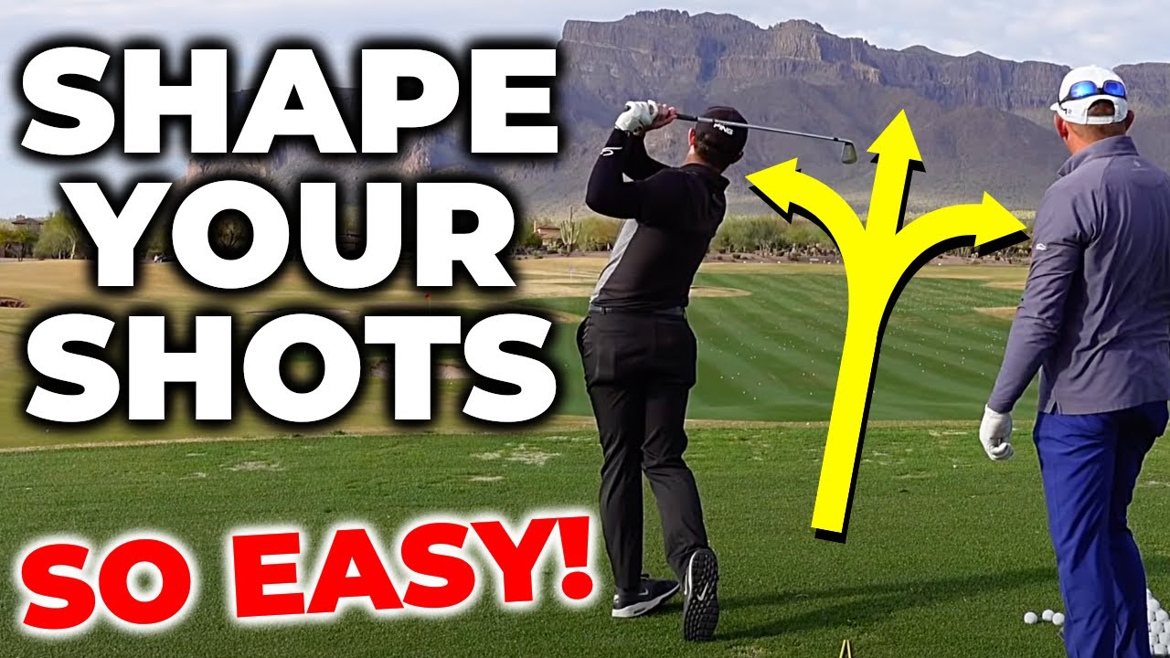 The EASY Way To Shape Your Golf Shots (Draw And Fade The Ball On COMMAND!)