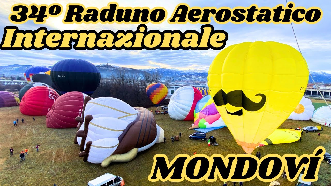34th Raduno Aerostatico Internazionale Epifania - MONDOVI'- GONFIAGGIO  #raie24