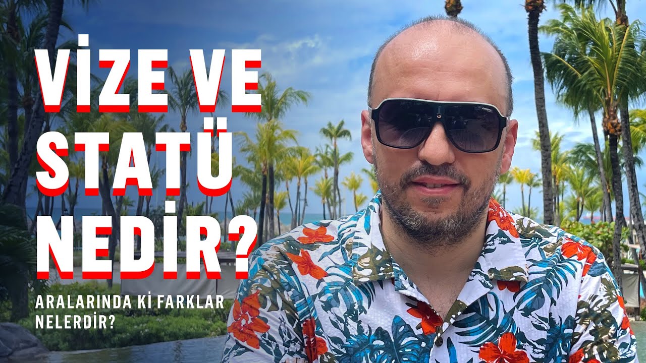 &Ccedil;ok karıştırılan iki kavram; vize ve stat&uuml; nedir? Nelere dikkat edilmeli?