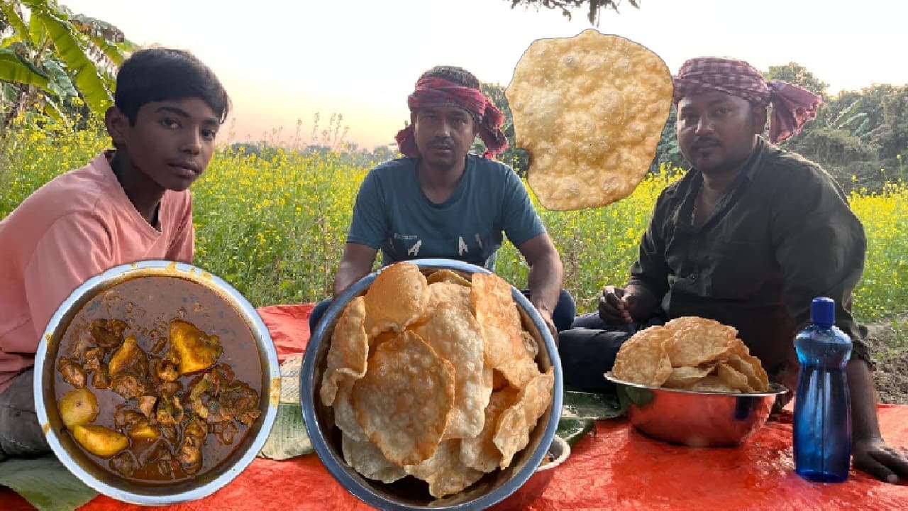 The chicken ghorda meta and stomax picnic with members 