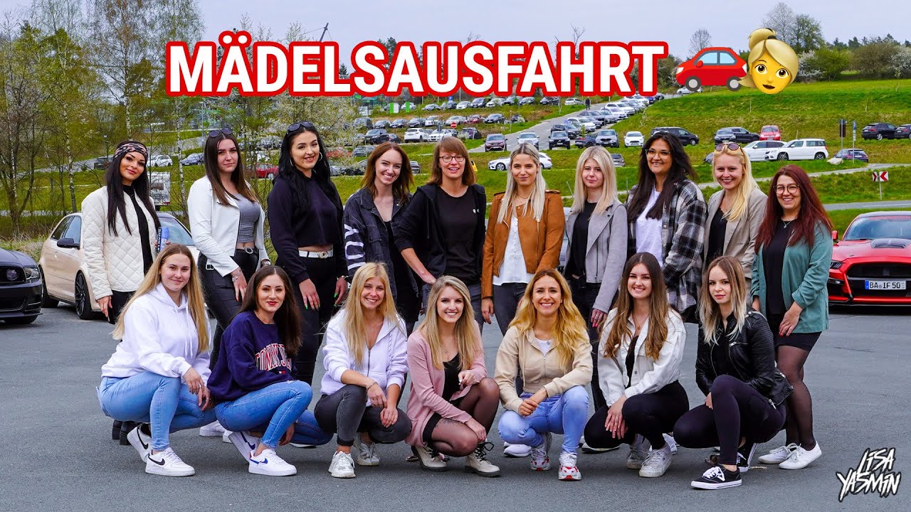 20 Girls on Tour 🔥Mustang V8 - BMW ///M4 - ///M3 😨| Mädelsausfahrt | Lisa Yasmin