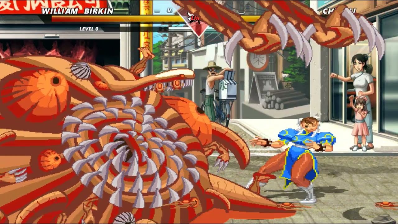WILLIAM BIRKIN VS CHUN-LI  HIGH LEVEL EPIC FIGHT