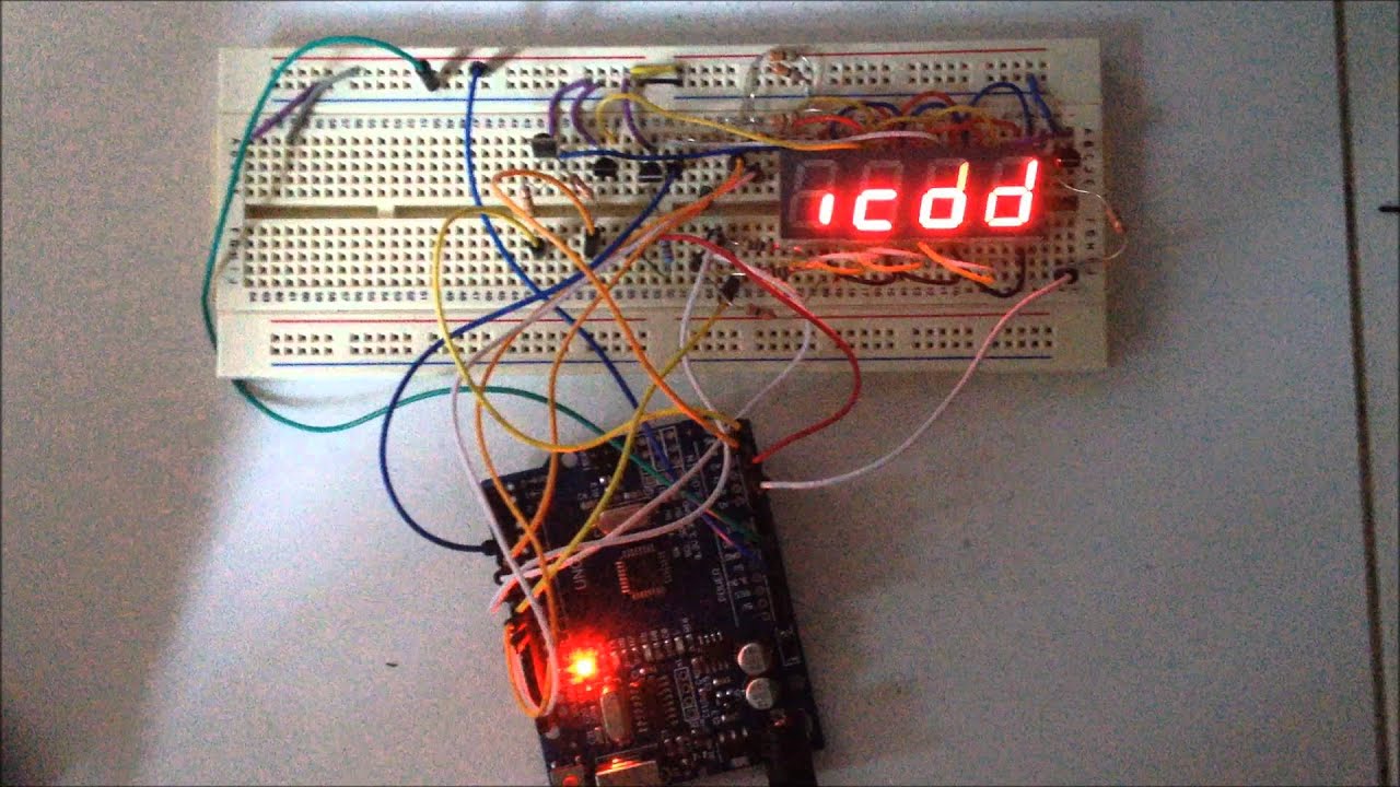 7 Segment scrolling message board