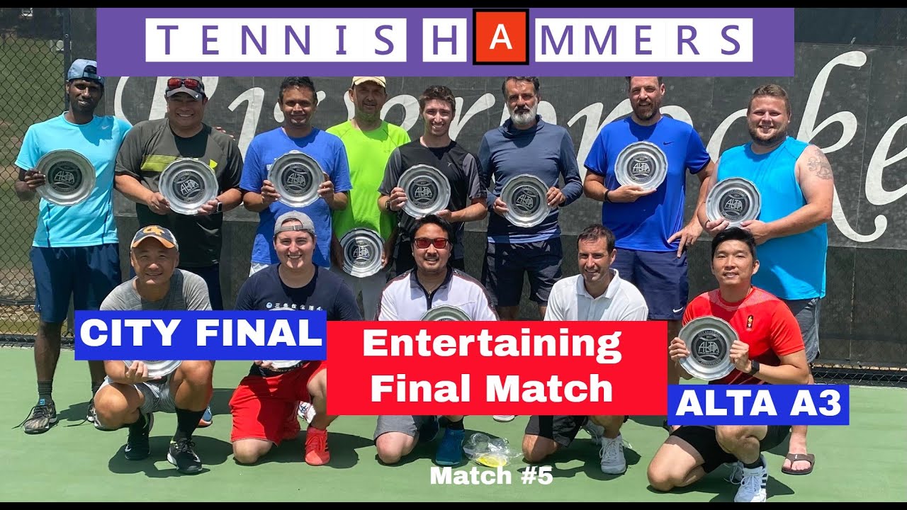 ALTA Tennis A3 | USTA 4.0  | Entertaining Finish to the Final Match | City Final