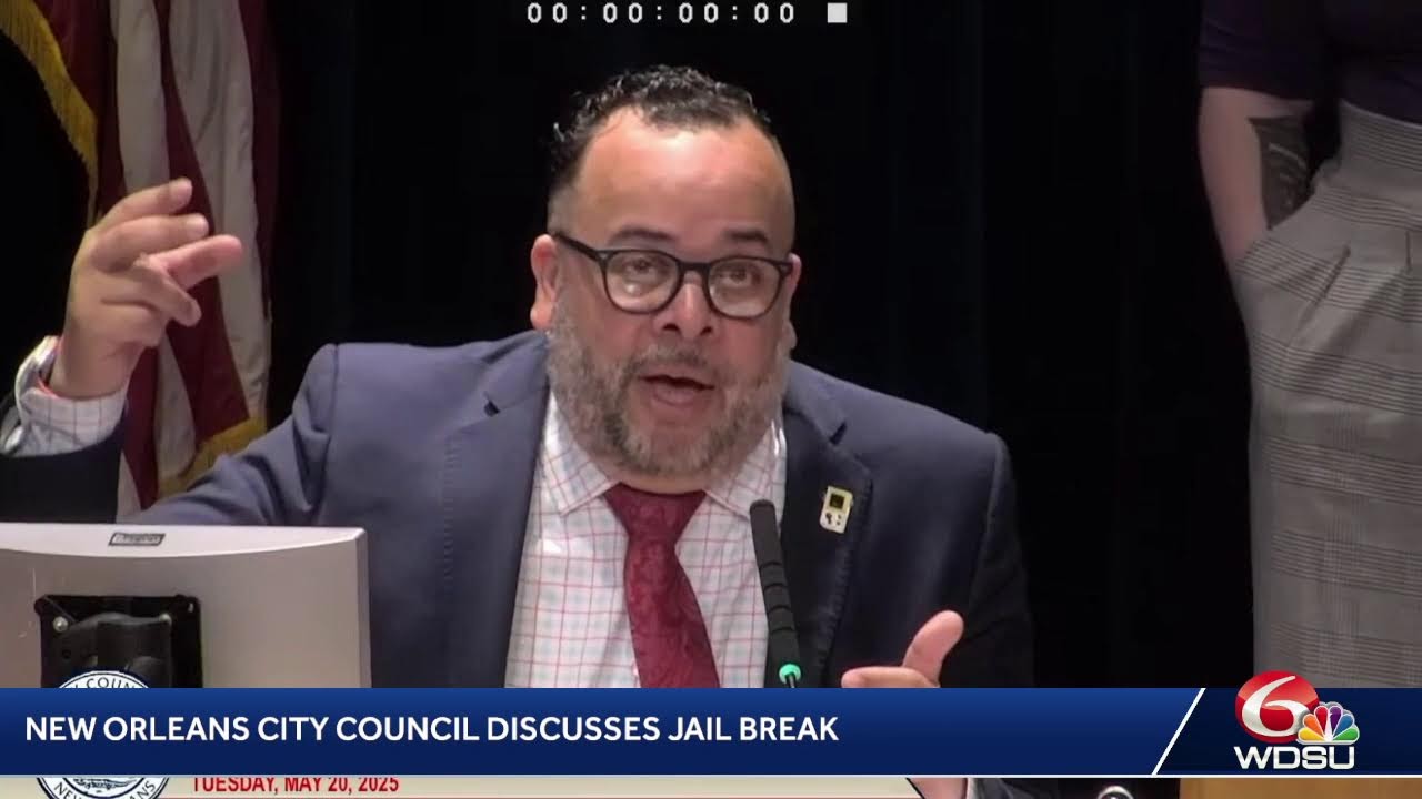LIVE: New Orleans City Council discusses Orleans Parish Jail inmate escapes