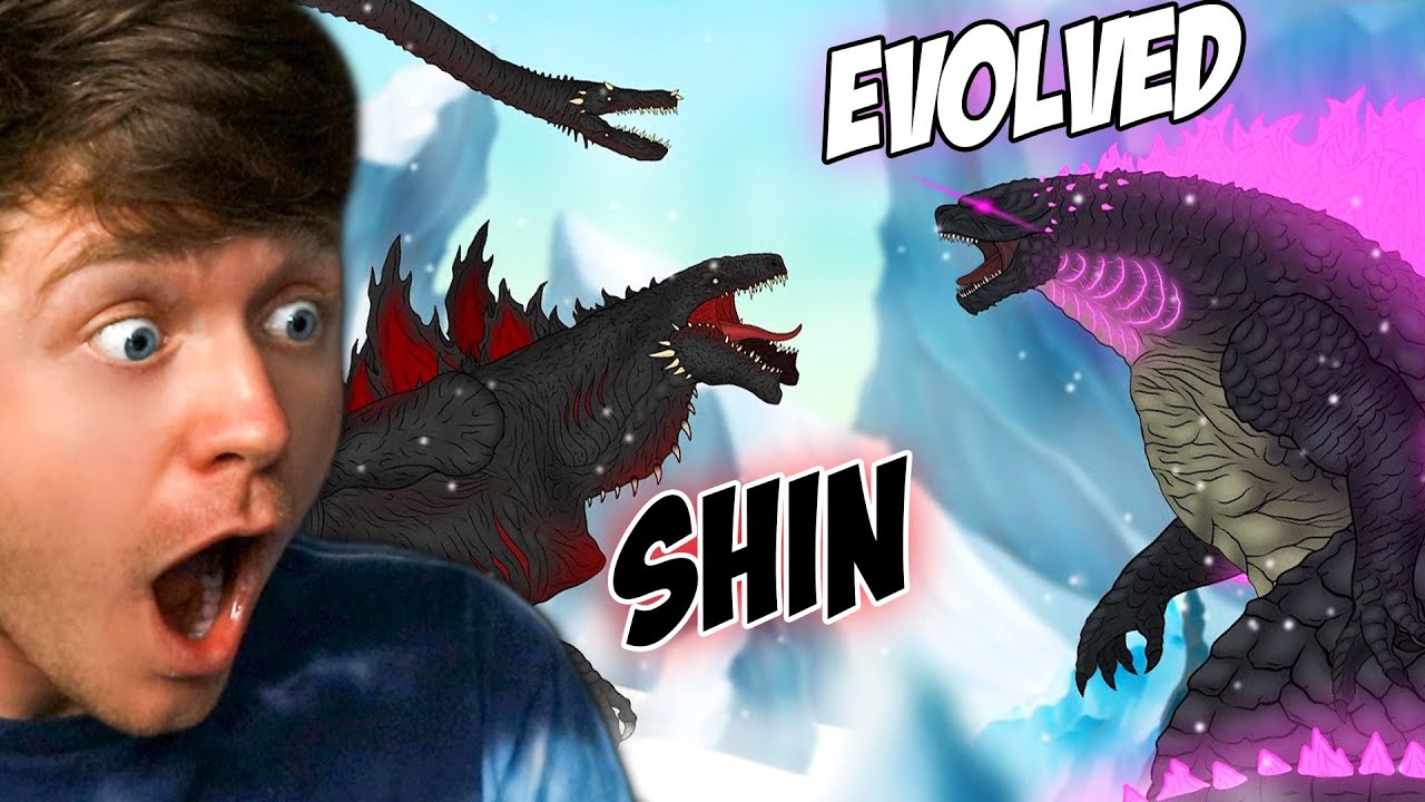 Reacting to EVOLVED GODZILLA vs SHIN GODZILLA JR!