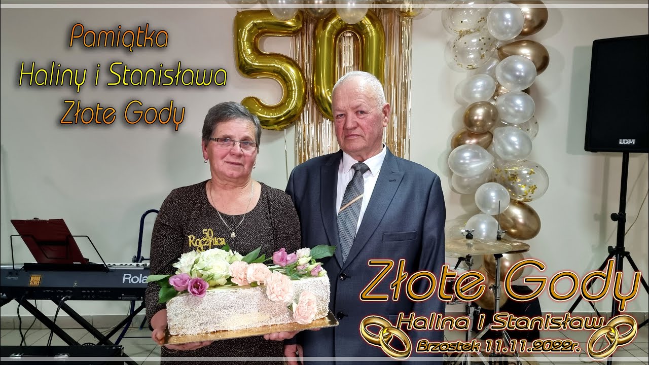 Złote Gody Haliny i Stanisława - Brzostek 11.11.2022r.