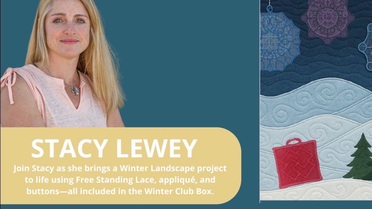 Winter Landscape Wall Hanging with Stacy