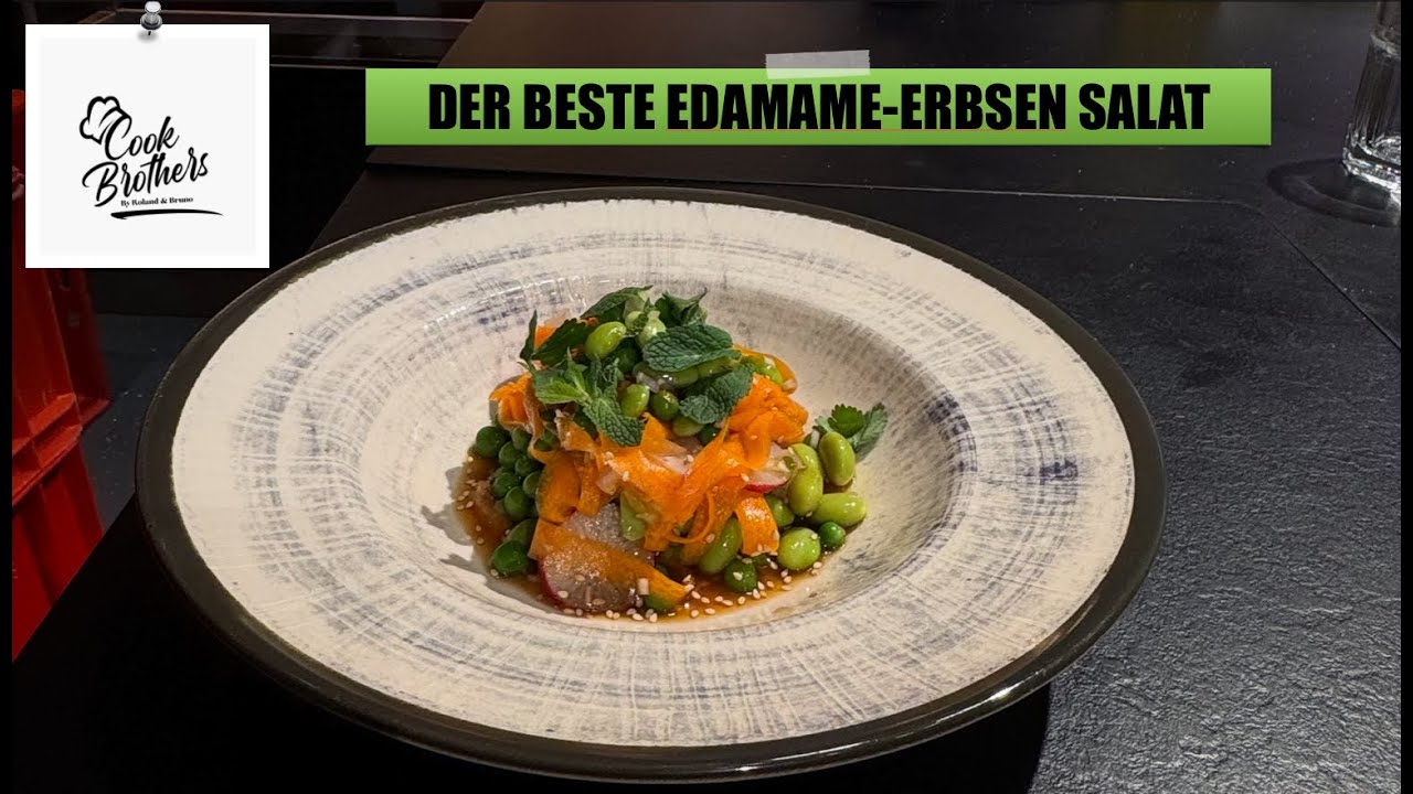 Der beste Edamame Erbsen Salat 🤤 | Cook Brothers