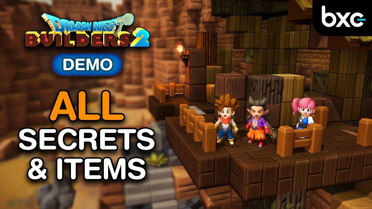 ALL Secrets & Item Locations on the Isle of Awakening | Dragon Quest Builders 2 Demo