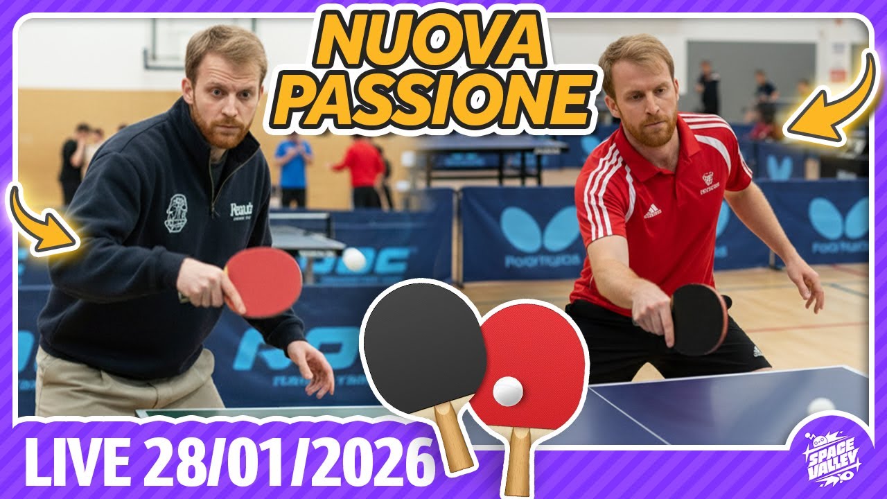 Compriamo un tavolo da ping pong? - Space Valley Live del 28/01/26
